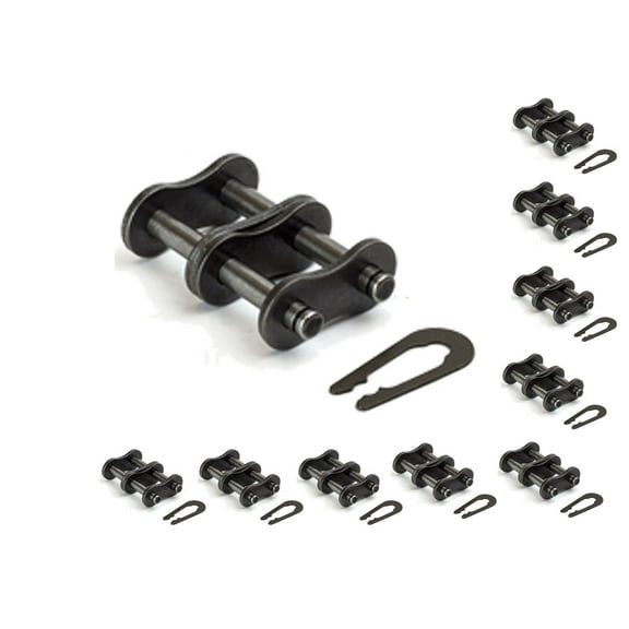 10-PIECES Jeremywell Connecting Link #40-2, Double Strand, Strong & Durable