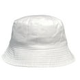 thumbnail image 3 of (2 pack) Hello Hobby Customizable Bucket Hat for Men & Women, Solid White, Adjustable Fit, 100% Cotton, Ideal for DIY & Personalization, 3 of 7