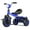 Blue, variant on KORIMEFA Kids Tricycles Age 1 to 4 Years, Toddler Tricycle Kids Trikes Tricycle with Storage Basket, Gift Toddler Bikes, Gift Toys for Boy Girl