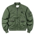 thumbnail image 1 of JHLZHS Corduroy Jacket Mens Pilot Jacket Oversized Functional Jacket Mens Workwear Korean Version Trendy Basejacket Mens Fleece Jacket 1240, 1 of 3