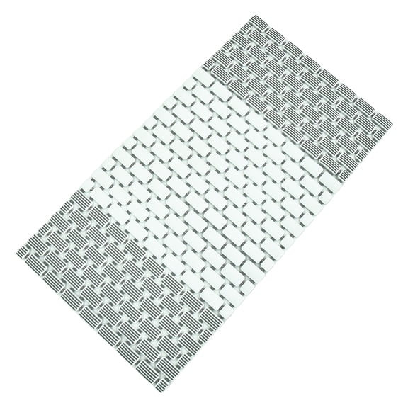 SELIBRE Shower mat, 28.7" x 15.7", PP TPE, Non-Slip Tile Bath Mat for Shower with Strong Suction Cups, Gray