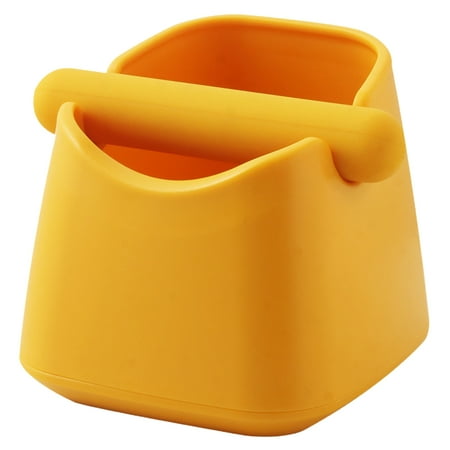 

iaksohdu iaksohdu Coffee Knock Box with Removable Knock Bar Non-slip Base Square Shock-Absorbent Prevent Splash Barista Espresso Grounds Container Cafe Supplies