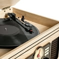 thumbnail image 3 of Victrola Quincy Wood Bluetooth Record Player, 3 of 9