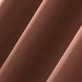 thumbnail image 5 of Sun Zero Nolan Energy Efficient Blackout Grommet Single Curtain Panel, 54" X 63", Terracotta Orange, 5 of 9