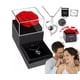 thumbnail image 1 of Flor Eterna Rosas Rojas Exquisita Caja Con Collar Y Regalo Luxuri A03IS, 1 of 4