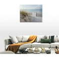 thumbnail image 2 of Beach Wall Art Coastal Pictures Wall Decor Beach Ocean Canvas Prints Blue Sea Sky Painting Modern Artwork Home Decoration for Bathroom Bedroom Living Room 16"x12", 2 of 6