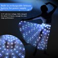 thumbnail image 4 of Ikoopy Light Up Skirt LED Skirt LED Light Up Skirt Women Rechargeable Skirt Dazzling LED Skirt Rave Halloween Christmas Party, 4 of 10