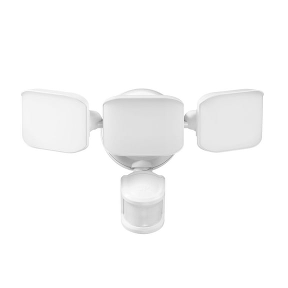 Globe Electric 91008648 Motion Sensing Adjustable Head Triple Light 12-1/16" Wide 4000K