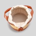 thumbnail image 1 of Bolso Ratán Playa Paja Cuero PU para Mujer (marrón), 1 of 6