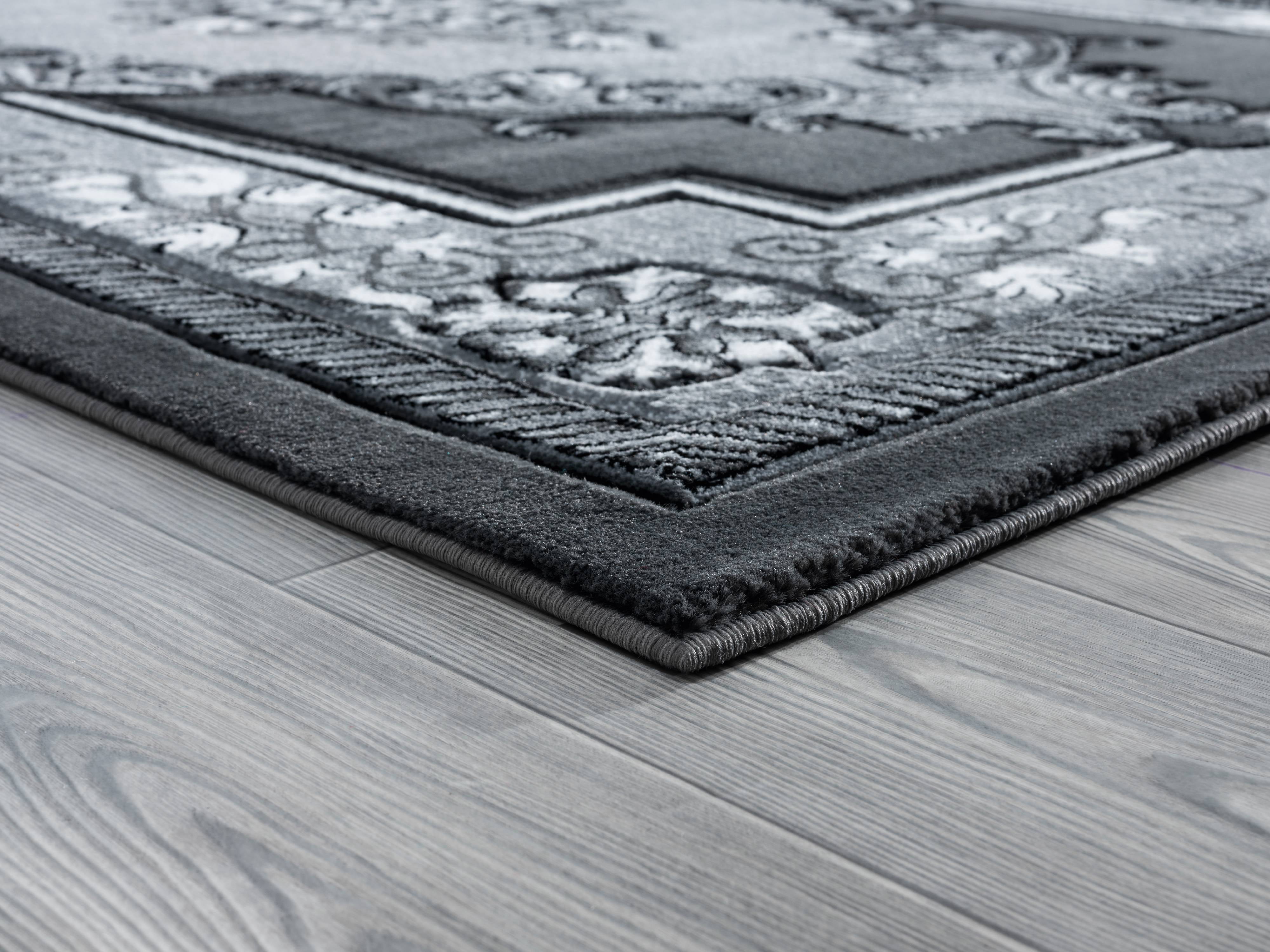 United Weavers Drachma Patras Traditional Medallion Area Rug, Grey, 5'3" x 7'6"