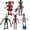 C, variant on Five Nights At Freddy's FNAF 6'' Action Figures Sister Location Lightening Movable Joint Action Figures Gift Toys