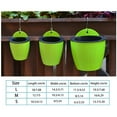 thumbnail image 3 of EZPXFCI Self Watering Wall Hanging Planter Pots, Vertical Garden Window Hang MountIndoor Outdoor, Plant Flower Basket for Garden Herbs Balcony Railing Shelf Fence Bedroom Trellis Decor, 3 of 9