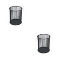 thumbnail image 2 of Wosthever Portalápices de Metal de estilo nórdico organizador de oficina escritorio hueco Control remoto maquillaje cesta multifuncional Negro 2piezas, 2 of 6