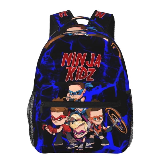 Ninja Kidz Backpack Lightweight Bookbag Casual Daypack For Women Men Travel Laptop Bag Multifunctional Bag