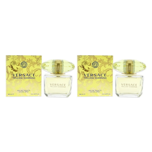 Versace Yellow Diamond - Pack of 2 - 3 oz EDT Spray