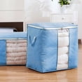 thumbnail image 4 of 3 Pack Clothes Storage Bags, Large Capacity Clothing Closet Organizer, 4 of 5