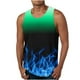 thumbnail image 1 of Hombres Casual Gradación Impresión Suéter Cuello Redondo Tanque Deportivo, 1 of 4
