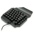 thumbnail image 4 of Teclado con cable, teclado con una sola mano, teclado con cable USB, teclado para juegos, durabilidad mejorada, 4 of 8