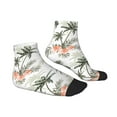 thumbnail image 3 of Bingfone Vintage Palm Trees Design Patterned Men'S Women'S Casual Cotton Socks, 3 of 9
