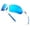 Matte White | Ice Blue Mirror, variant on Polarized Lightweight UV400 Wrap Around Sport Sunglasses for Men Women Baseball Softball Running Glasses