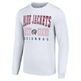 thumbnail image 2 of Men's Starter White Columbus Blue Jackets  Logo Graphic Long Sleeve T-Shirt, 2 of 3
