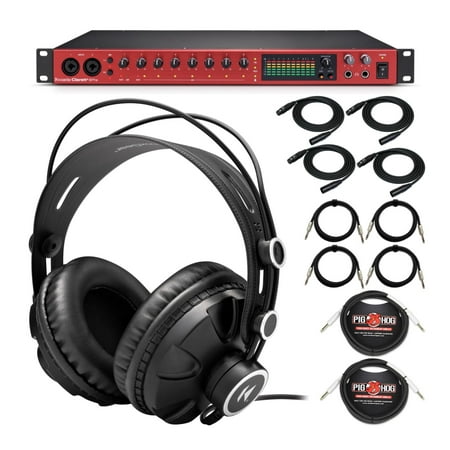 UPC: 0196271559863 | Focusrite Clarett+ 8Pre 18-in/20-out Audio Interface with Headphones Bundle