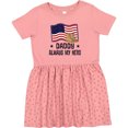 thumbnail image 3 of Inktastic Military Daddy Always My Hero Girls Toddler Dress, 3 of 5