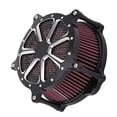 thumbnail image 4 of Filtro De Aire De Alto Flujo, Filtración De Impurezas, Limpiador De Aire De Entrada Negro Plateado Profesional Con Cubierta Para XL1200CX Roadster 2016-2017, 4 of 7