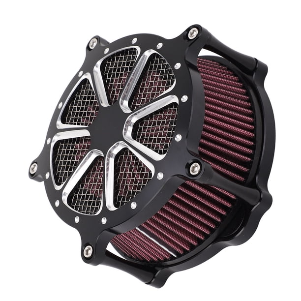 Filtro De Aire De Alto Flujo, Limpiador De Aire Profesional De Motocicleta De Metal ABS De Alto Rendimiento Negro Plateado Para XR1200X 2011-2012