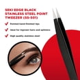 thumbnail image 4 of Pinza de precisión Seki EDGE SS 501 de acero inoxidable negro, 4 of 7