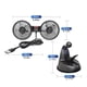 thumbnail image 3 of Ventilador de coche montado en succión, ventilador USB para automóviles, ajustable 360 grados, uso en oficina y hogar, 3 of 8