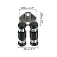 thumbnail image 2 of Clip de pared de metal para tacos de billar Uxcell, soporte para tacos de billar, tono plateado, paquete de 4, 2 of 5