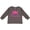 Charcoal Grey, variant on Inktastic Birthday Princess, Little Princess, Crown, Stars Girls Long Sleeve Toddler T-Shirt