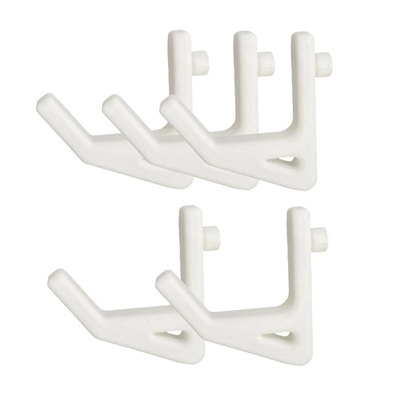 Ruanlalo 5 Pcs Garage Shelf Hook Heavy Duty Shelving Utility Hooks Workshop Organizer for Clothes Hats Garden Tools Chainsaws Cords Tools Equipment