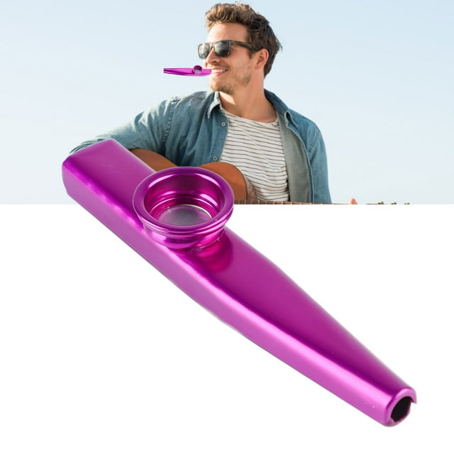 Metal Kazoo, Aluminum Lightweight Portable Kazoo Guitar Partner Flute Musical Instrument Gift