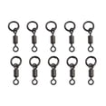 thumbnail image 1 of 20Pcs Carp Fishing Terminal Snap Swivels for Chod Rig Link with Solid Ring 7#, 1 of 9
