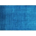 thumbnail image 1 of Ahgly Company Machine Washable Indoor Rectangle Oriental Turquoise Blue Industrial Area Rugs, 2' x 4', 1 of 4