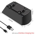 thumbnail image 3 of facefd Replacement for PS4 Controller Charger Dock USB Fast Charging Stand Gamepad Charging Station, 3 of 4