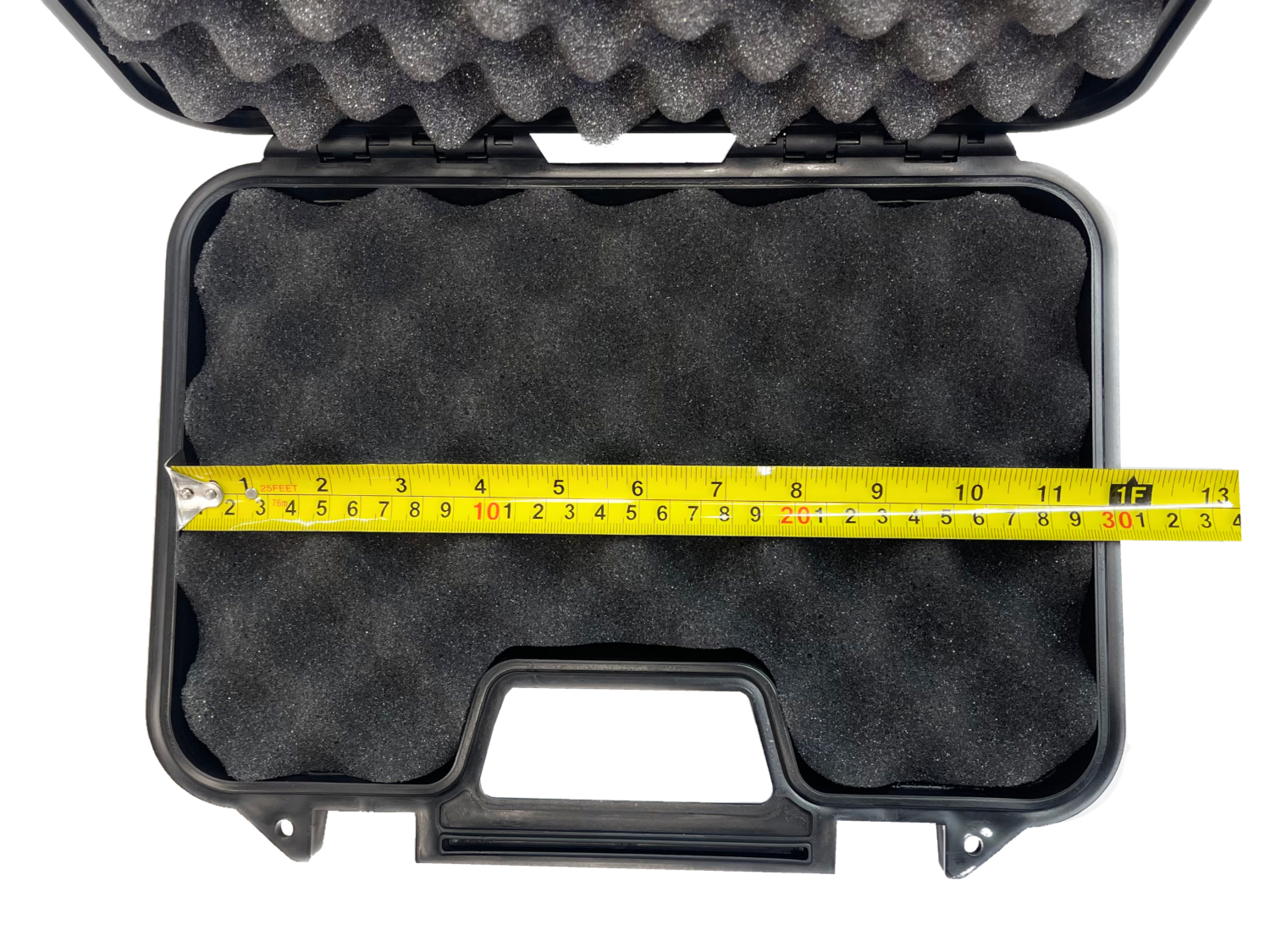 SRC 12" inch Gun Cases Handgun Pistol Storage Foam Lockable Shooting Range Hunting Outdoor Sport Tan
