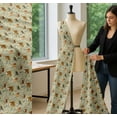 thumbnail image 5 of Soimoi Cotton Voile Fabric Kangaroo,Elephant & Lion Animal Fabric Prints by Yard 42 Inch Wide, 5 of 7