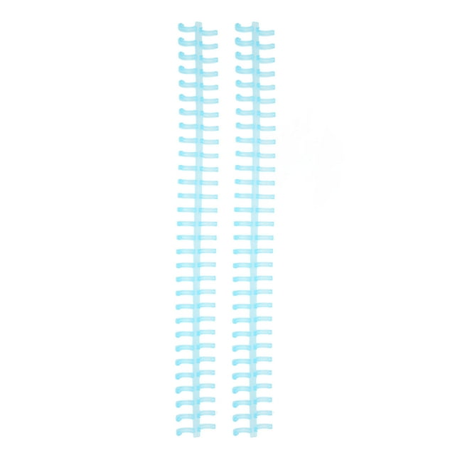 Binding Comb, 10mm 65 Sheet Holdable Binding Spine For School Supplies For Student Transparent Light Blue