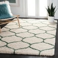 thumbnail image 2 of SAFAVIEH Hudson Arline Plush Geometric Shag Area Rug, Ivory/Green, 8' x 10', 2 of 8