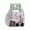 Gray, clear, variant on Clear Backpack for Stadium, Small Transparent Backpack and Water-Resistant for Any Event Sport, Black