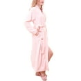 thumbnail image 3 of Moon Nite Women's Maxi Length Soft Robe Pajama with Waist Tie (Plus Size Available), 3 of 4