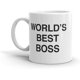 thumbnail image 1 of Mug Funny World's Best Boss 11 Oz Coffee Mug, White The Office Tv Show, 1 of 5