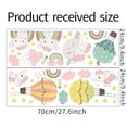 thumbnail image 3 of Wall Stickers Elephant Cloud Rainbow Air Children Playing Bedroom Living Room Porch Home Wall Decoration Wall Sticker, 3 of 6