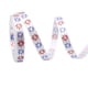 thumbnail image 2 of Cinta patriótica con estampado de estrellas y corazones | Cinta decorativa roja, blanca y azul para el Día de la Independencia, 2 of 6