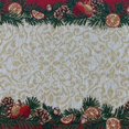 thumbnail image 5 of Camino de mesa navideño con borlas de 71 pulgadas de largo, mantel navideño de invierno de temporada, decoraciones de mesa, 5 of 5
