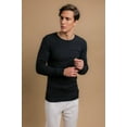 thumbnail image 5 of Men's Cottonique M17772 Latex Free Organic Cotton Ribbed T-Shirt (Black L), 5 of 5