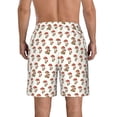 thumbnail image 3 of Naloa Mushroom Men's Beach Shorts, Surfing shorts, Swim trunks, Quick Dry Swim Trunks for Surfing Beach Fun - X-Large, 3 of 9